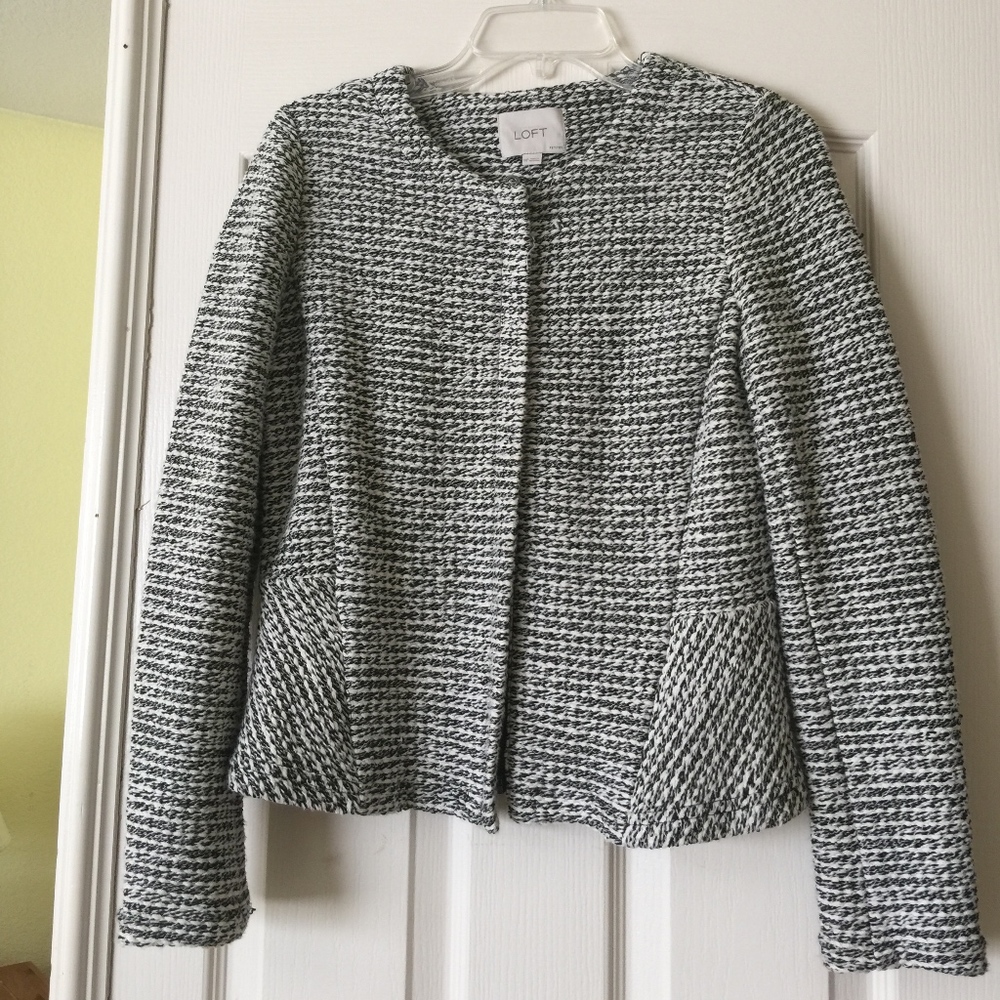 Loft zip front jacket.